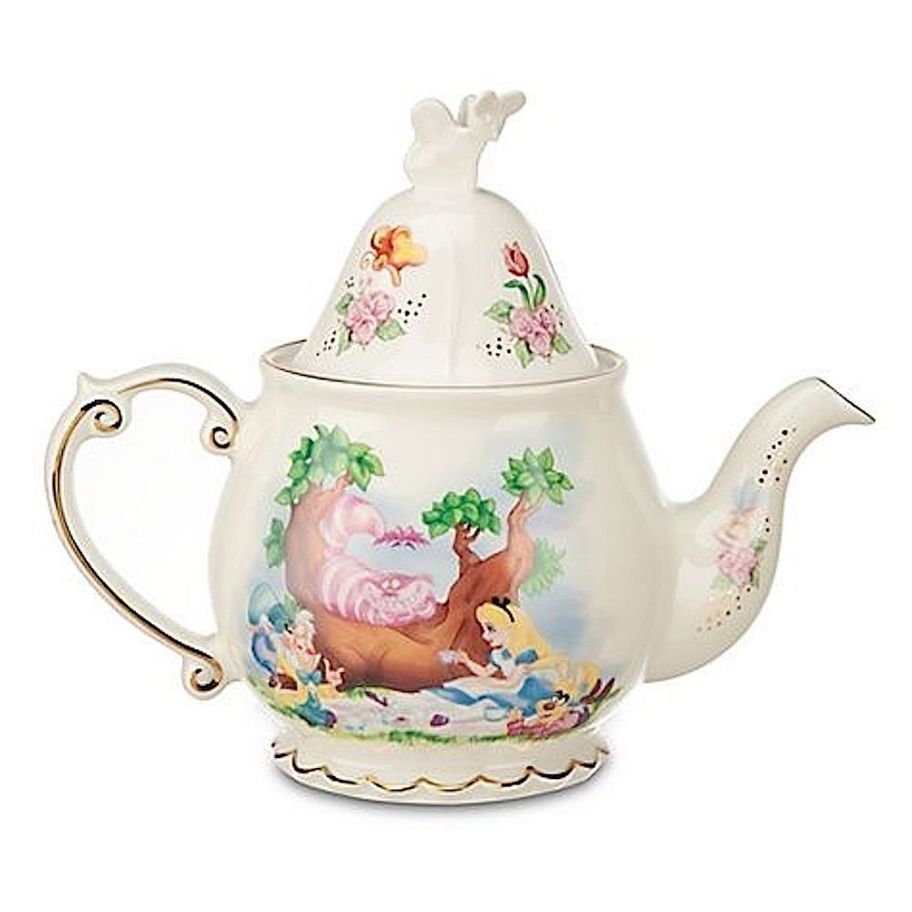 NEW Retired Disney Alice In Wonderland Teapot - Picture 2 of 8